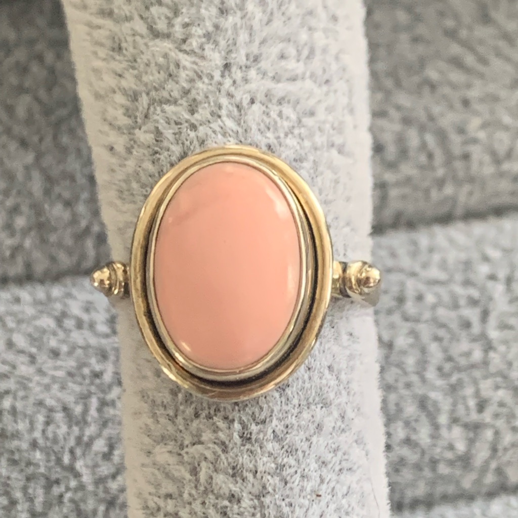 Pink Opal Statement Ring